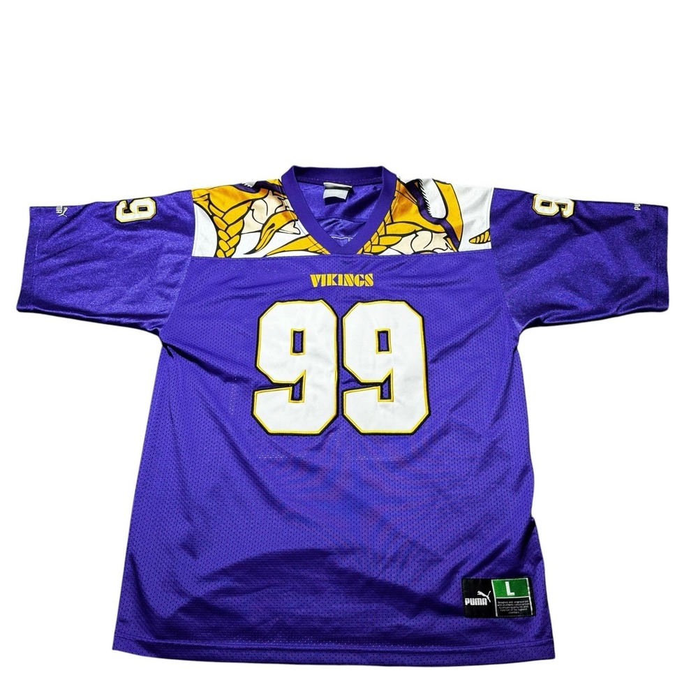 Minnesota Vikings #99 Jersey Mens Sz L Puma Purple